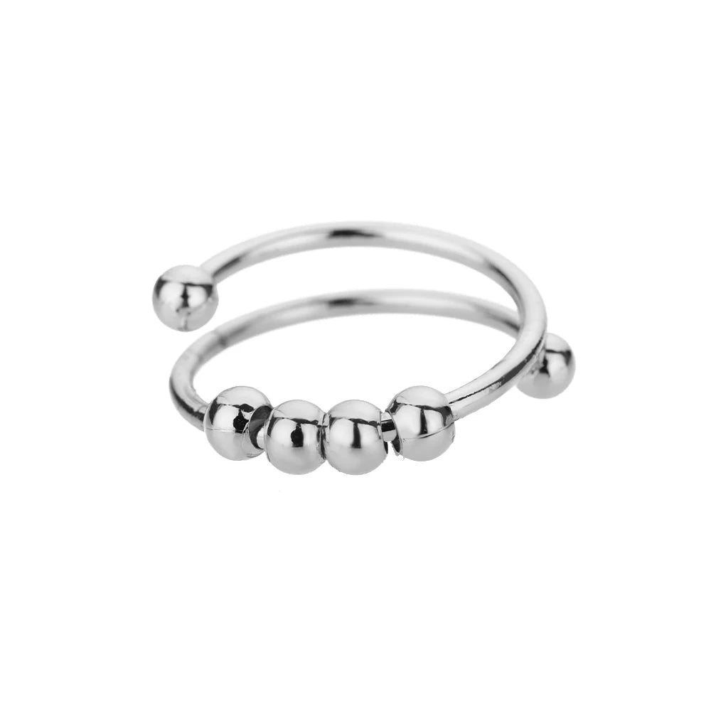 Anxiety Balls Beads Rings for Women